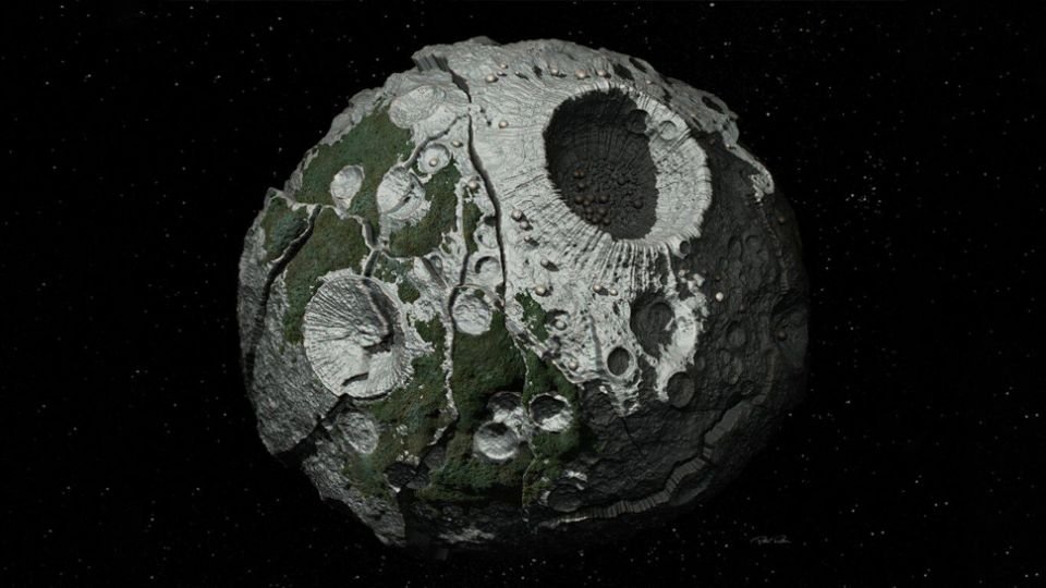 Um asteróide com riqueza suficiente para tornar todos na Terra bilionários.