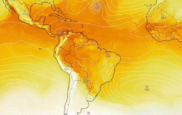 Brasil enfrenta onda de calor acima do normal.